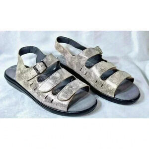Propet Women's Breeze Walker Sandal Pearl Pewter Size 10.5